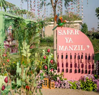 Mithu Aur Anar Ki Shaam décor